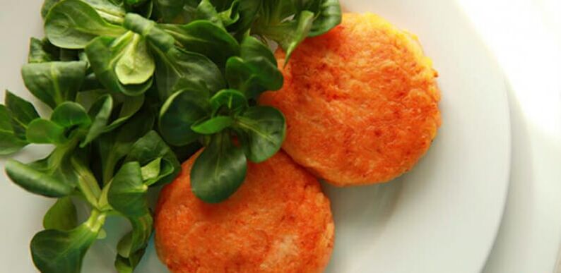 Karotten Koteletten mat Kraider fir héich Cholesterin